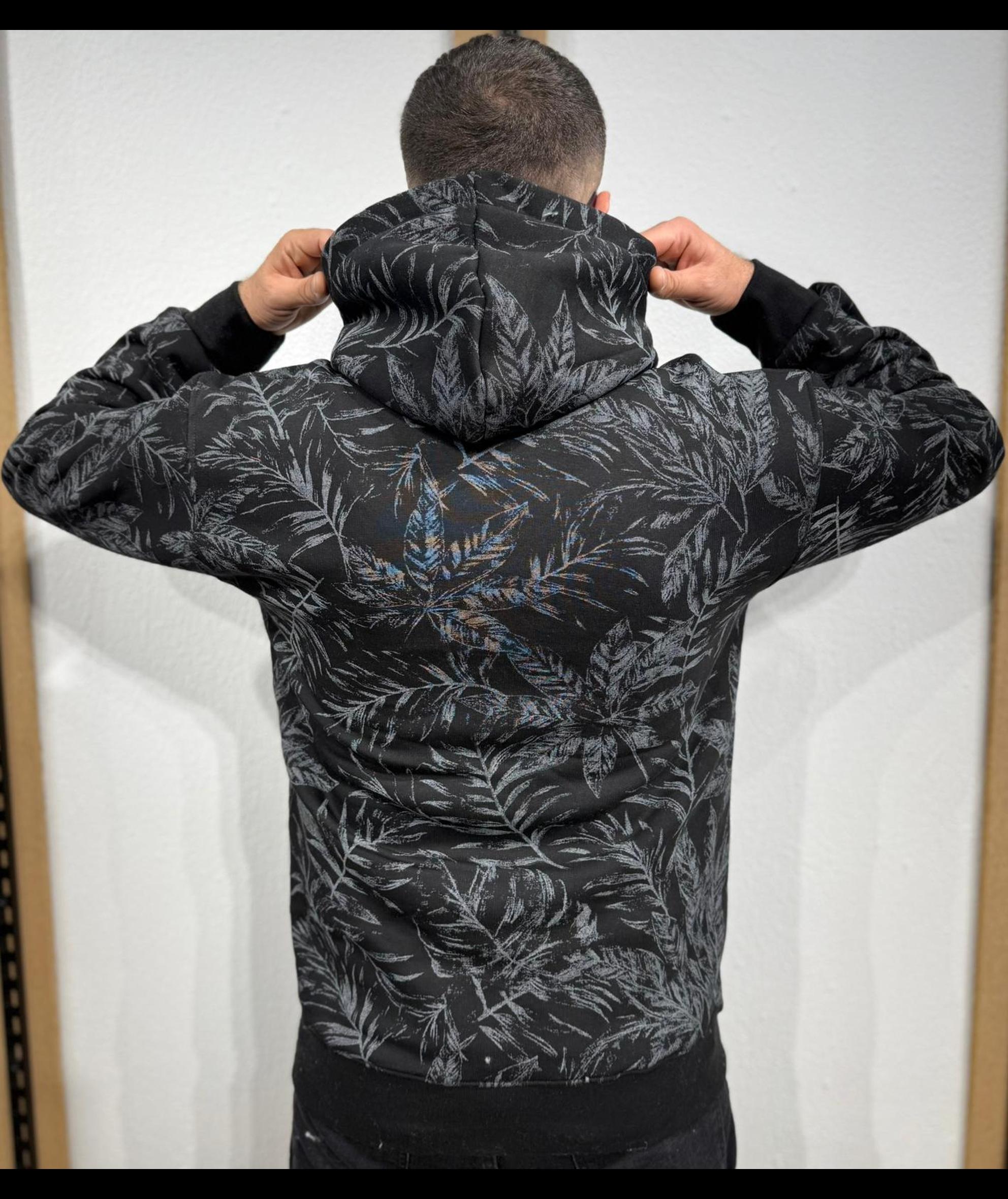 Sudadera diseño de hojas - Imagen 6