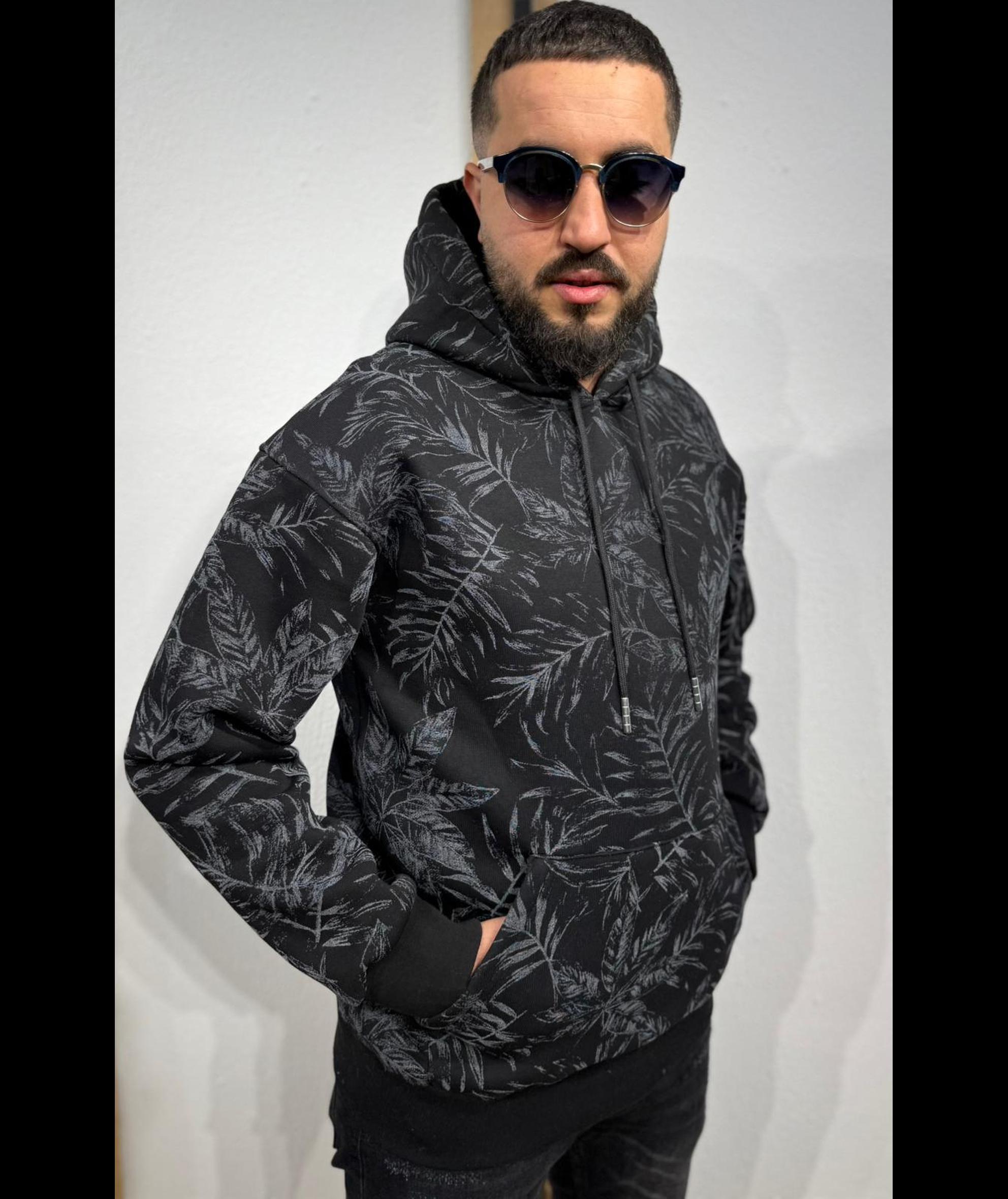 Sudadera diseño de hojas - Imagen 4