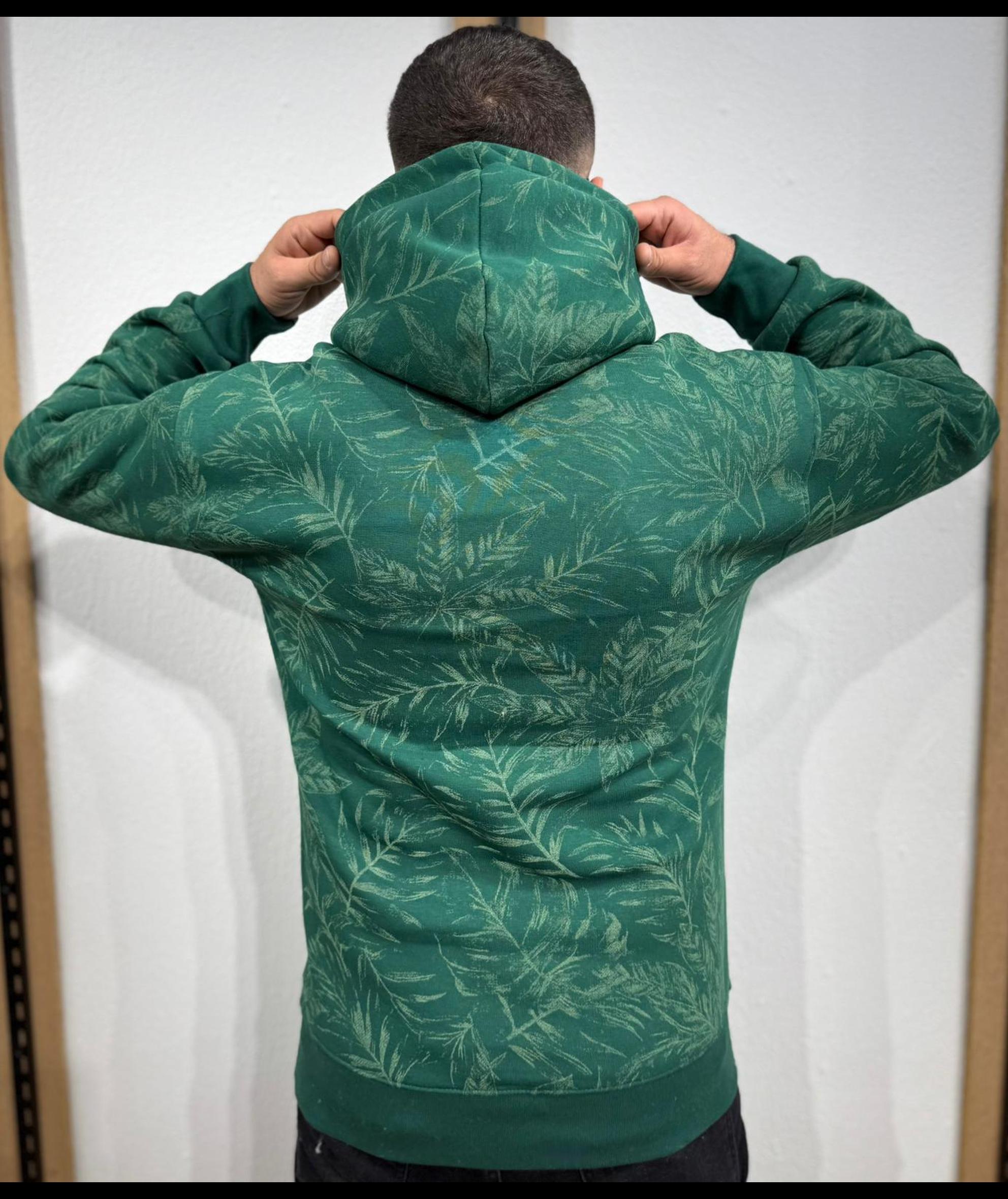 Sudadera diseño de hojas - Imagen 3