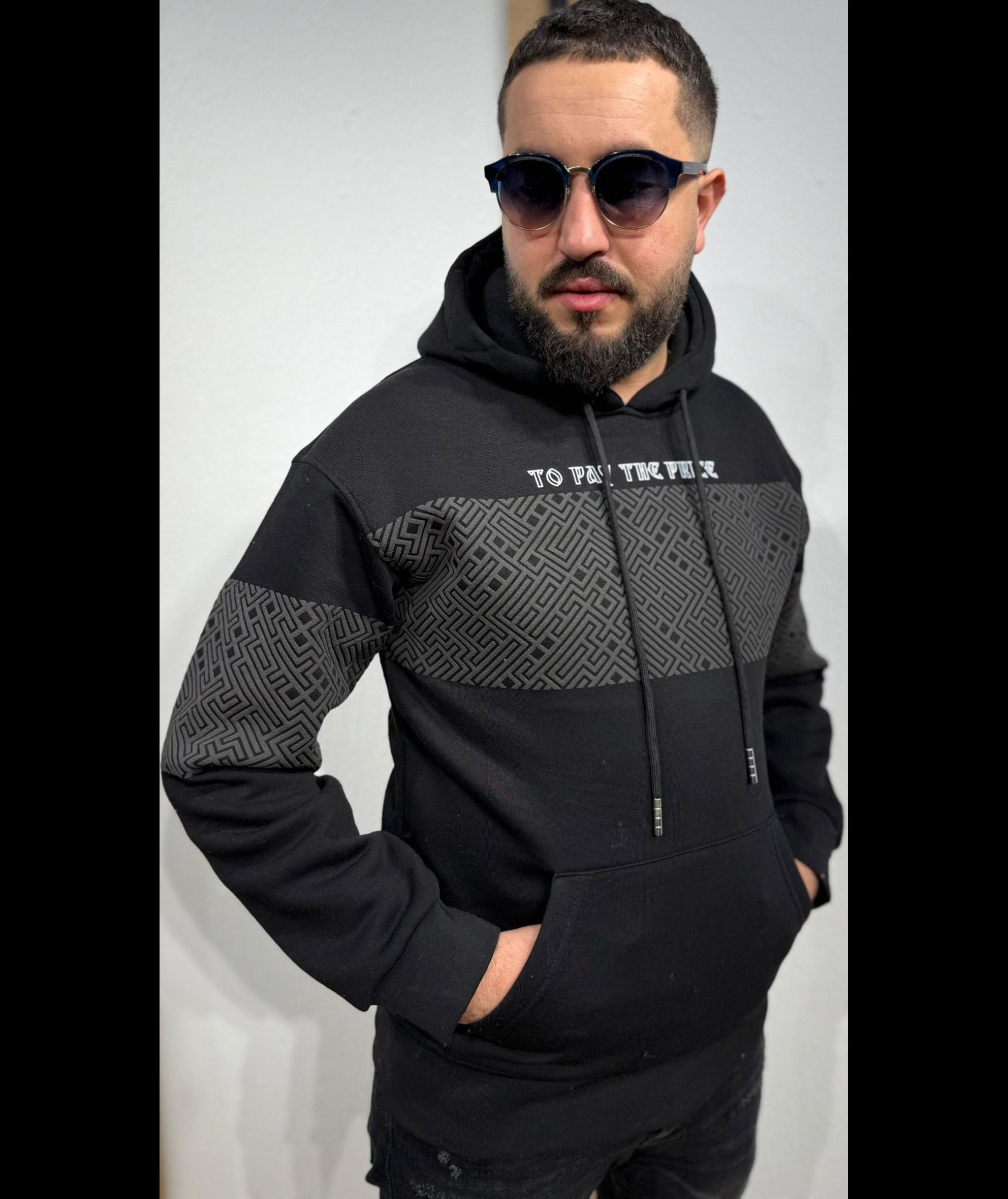 Sudadera diseño cuadros - Imagen 6