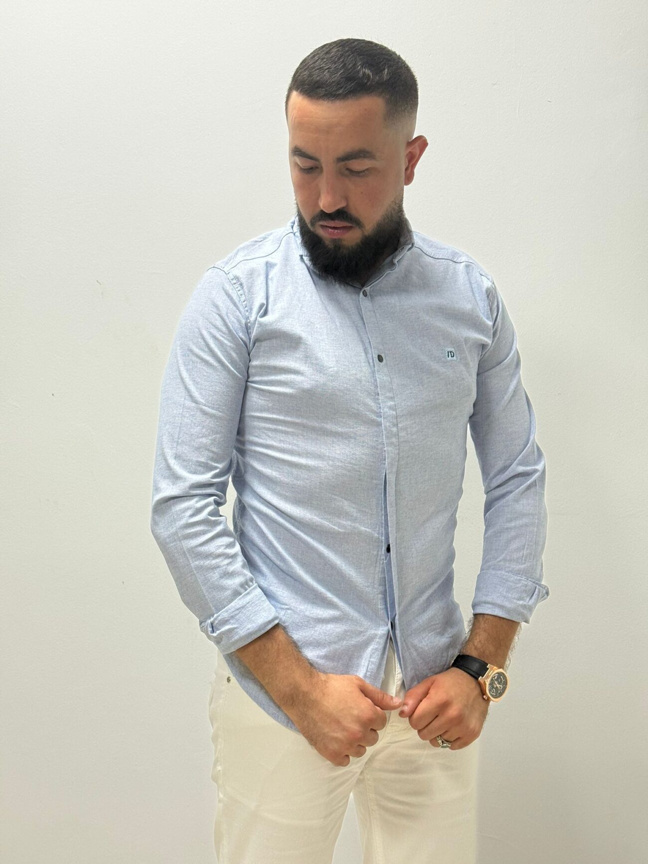 Camisa slim fit de diseño ajustado - Imagen 6